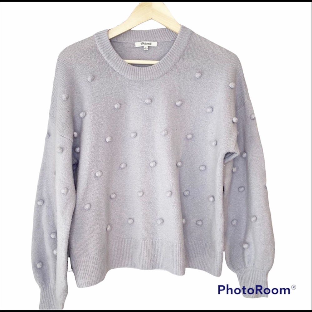 Madewell Light Gray Textured Sweater